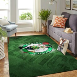 Boston Celtics Living Room Area Rug