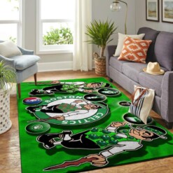 Boston Celtics Living Room Area Rug