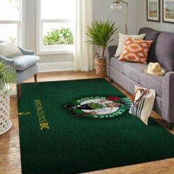 Boston Celtics Living Room Area Rug