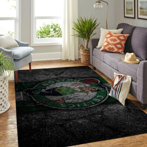 Boston Celtics Living Room Area Rug