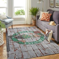 Boston Celtics Living Room Area Rug