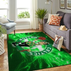 Boston Celtics Living Room Area Rug