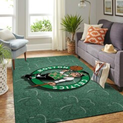 Boston Celtics Living Room Area Rug
