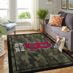 Boston Red Sox Living Room Area Rug