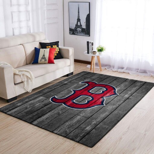 Boston Red Sox Living Room Area Rug