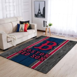 Boston Red Sox Living Room Area Rug