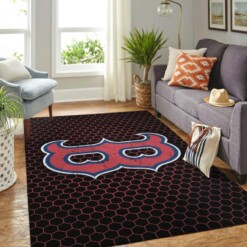 Boston Red Sox Living Room Area Rug