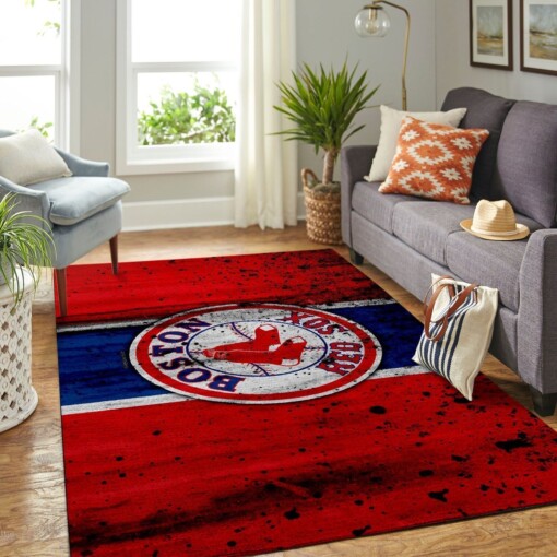 Boston Red Sox Living Room Area Rug