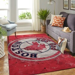 Boston Red Sox Living Room Area Rug