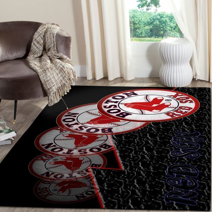 Boston Red Sox Living Room Area Rug