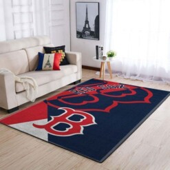 Boston Red Sox Living Room Area Rug