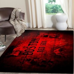 Boston Red Sox Living Room Area Rug