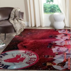 Boston Red Sox Living Room Area Rug