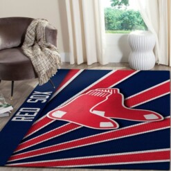 Boston Red Sox Living Room Area Rug