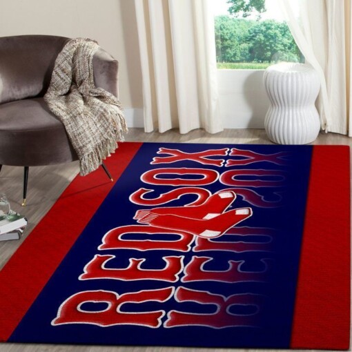 Boston Red Sox Living Room Area Rug