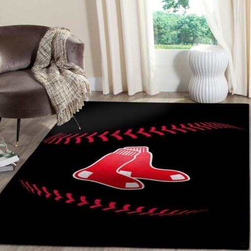 Boston Red Sox Living Room Area Rug