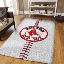 Boston Red Sox Living Room Area Rug