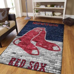 Boston Red Sox Living Room Area Rug