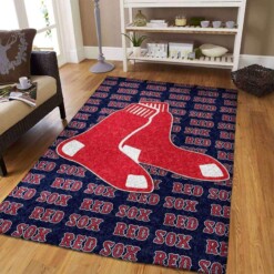 Boston Red Sox Living Room Area Rug