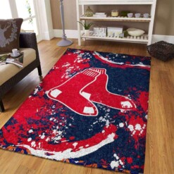 Boston Red Sox Living Room Area Rug