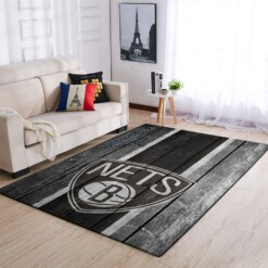 Brooklyn Nets Living Room Area Rug