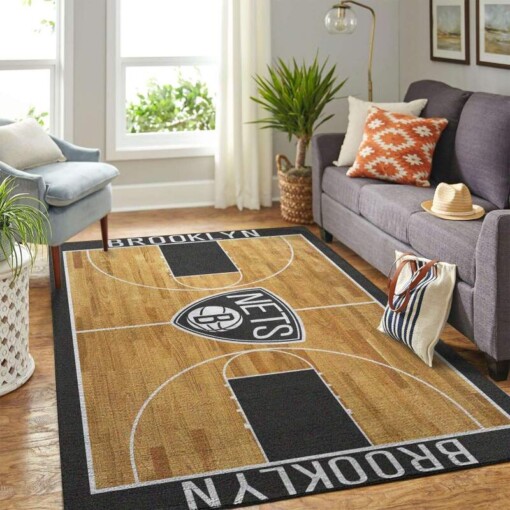Brooklyn Nets Living Room Area Rug