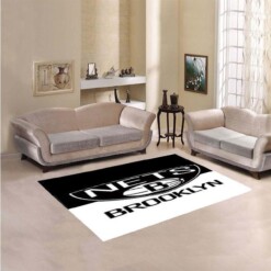 Brooklyn Nets Living Room Area Rug