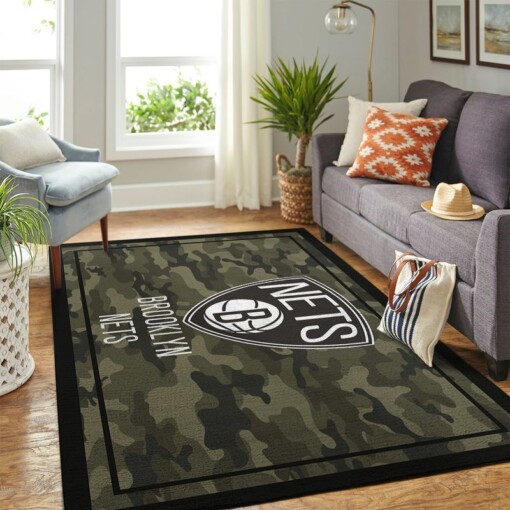 Brooklyn Nets Living Room Area Rug