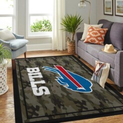 Buffalo Bills Living Room Area Rug