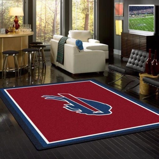 Buffalo Bills Living Room Area Rug