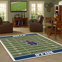 Buffalo Bills Living Room Area Rug