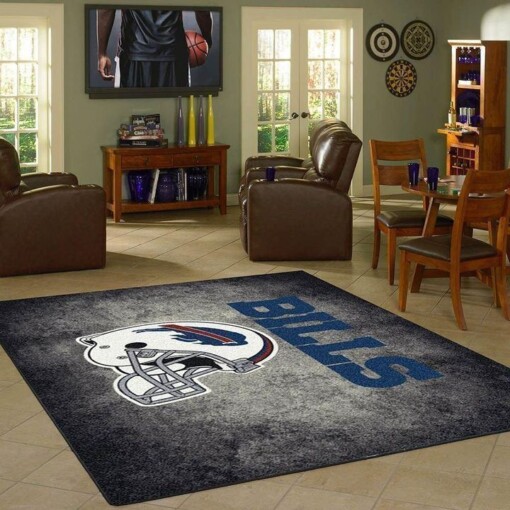 Buffalo Bills Living Room Area Rug