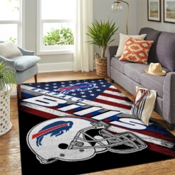 Buffalo Bills Living Room Area Rug