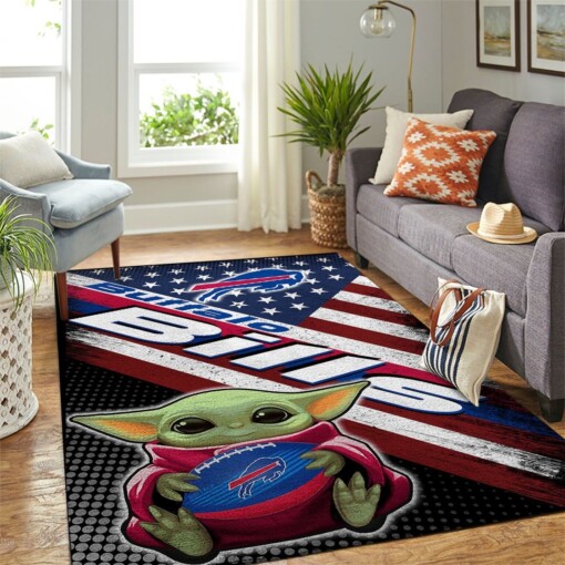 Buffalo Bills Living Room Area Rug