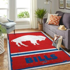 Buffalo Bills Living Room Area Rug