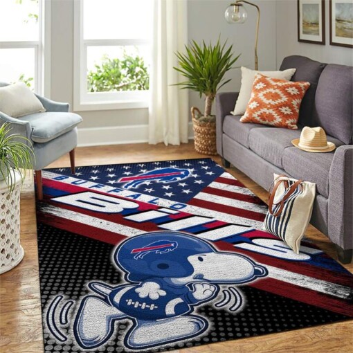 Buffalo Bills Living Room Area Rug