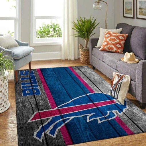 Buffalo Bills Living Room Area Rug