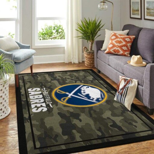 Buffalo Sabres Living Room Area Rug