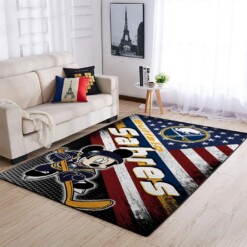 Buffalo Sabres Living Room Area Rug