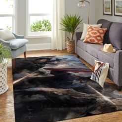 Captain America And Ironman Living Room Area Rug