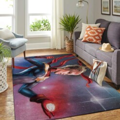 Captain Marvel Living Room Area Rug