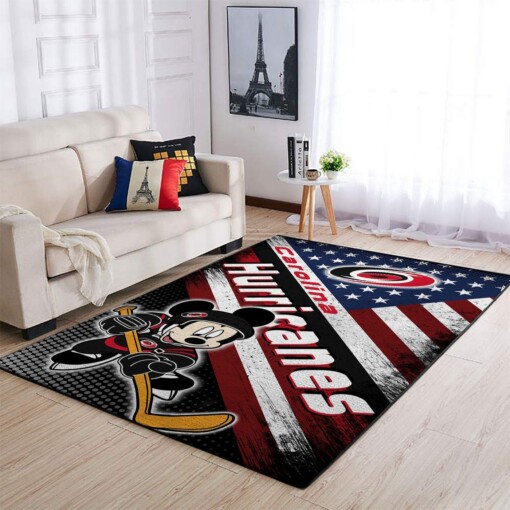 Carolina Hurricanes Living Room Area Rug