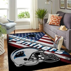 Carolina Panthers Living Room Area Rug