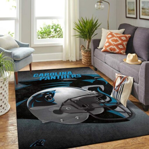 Carolina Panthers Living Room Area Rug