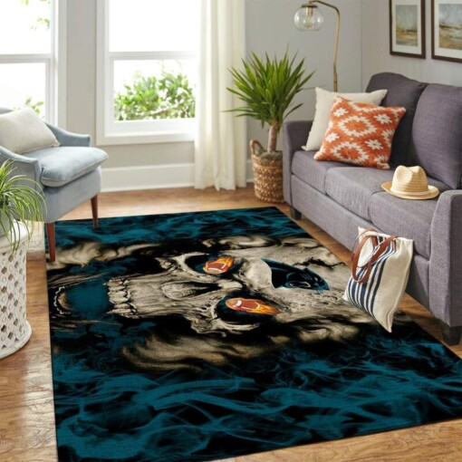 Carolina Panthers Living Room Area Rug