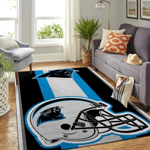 Carolina Panthers Living Room Area Rug