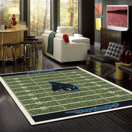 Carolina Panthers Living Room Area Rug