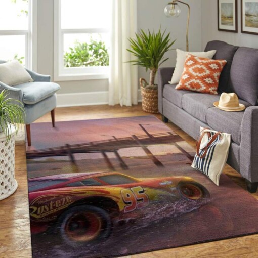 Cars-disney Movie Living Room Area Rug