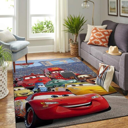 Cars-disney Movie Living Room Area Rug