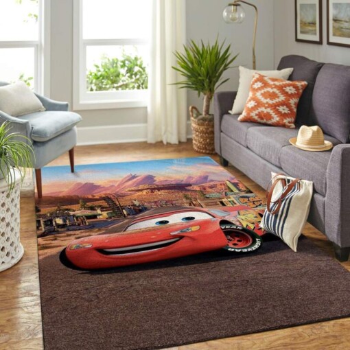 Cars-disney Movie Living Room Area Rug